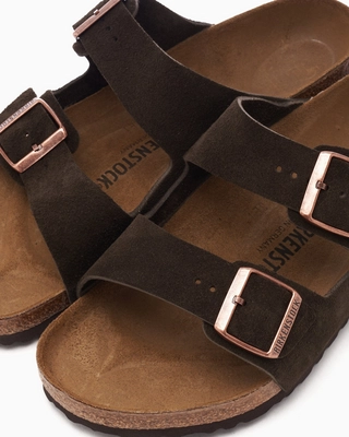 Birkenstock arizona suede leather mocha online