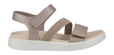 Sandalen ECCO Flowt W Damen Grey Rose Metallic