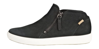Sneaker ECCO Women Soft 7 High Top Zip Damen Black