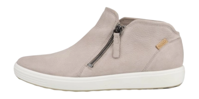 Sneaker ECCO Women Soft 7 High Top Zip Grey Rose