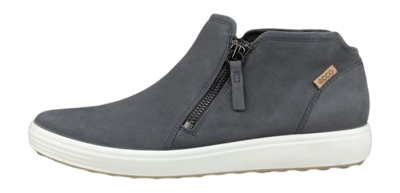 Sneaker ECCO Women Soft 7 High Top Zip Dark Shadow
