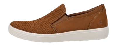 Sneaker ECCO Men Soft 7 Slip On Woven Camel