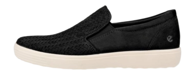 Sneaker ECCO Men Soft 7 Slip On Woven Black
