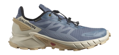 Chaussures de Trail Salomon Homme Supercross 4 GTX Bering Sea Feather Grey