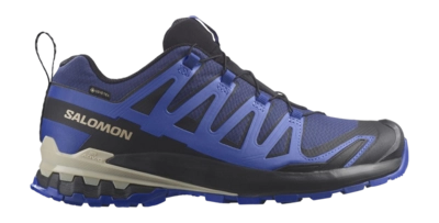 Chaussures de Trail Salomon Homme XA PRO 3D V9 GTX Blue Print Surf The Web Lapis Blue