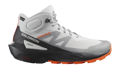 Chaussures de Randonnée Salomon Homme Elixir Activ Mid GTX Glacier Gray Phantom Dragon Fire