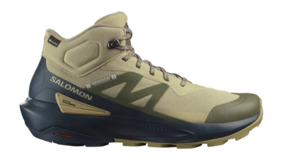 Chaussures de Randonnée Salomon Homme Elixir Activ Mid GTX Slate Green Carbon Glacier Grey