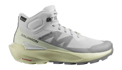 Wanderschuhe Salomon Elixir Activ Mid GTX Damen Glacier Gray Aloe Wash Magnet