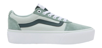 Green platform vans best sale