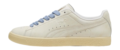 Baskets PUMA Homme Clyde Basketball Nostalgia Alpine Snow Camomille