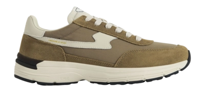 Baskets Stepney Workers Club Homme Osier S-Strike Mix de Daim Désert