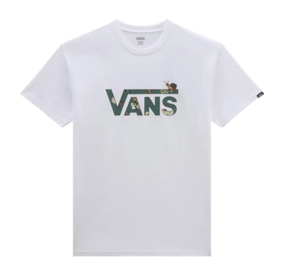 T-shirt Vans Homme Snail Trail Tee-B White