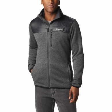 Gilet Columbia Men Canyon Point Sweater Fleece Full Zip City Grey Shark