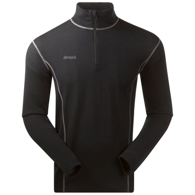 Maillot de Corps Bergans Men Akeleie Half Zip Black