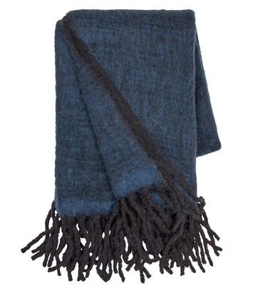 Sprei Cozy Throws Royal Blue/Noir