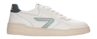 Sneaker HUB Court L31 Herren Off White Cucumber Sage Green Lt Beige
