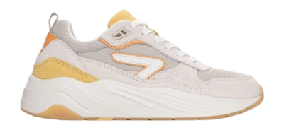 Sneaker HUB Glide S43 Damen Lt Bone White Papaya