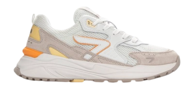Baskets HUB Femme Grid S48 White Papaya White-Bone