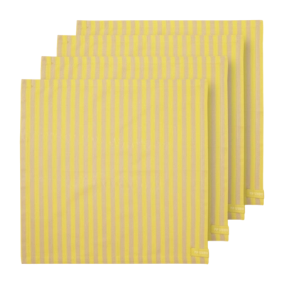 Napkin Pip Studio Stripes Yellow (Set of 4)