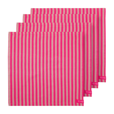 Serviette de Table Pip Studio Stripes Pink