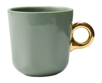Tasse Essenza Sculpture Stone Green 170 ml (Lot de 4)