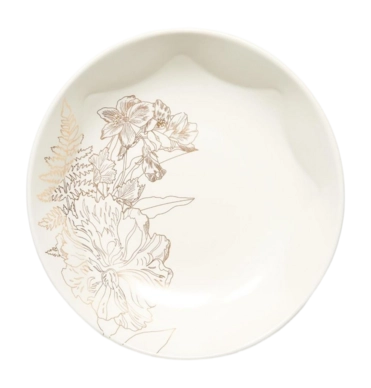 Assiette à Pâte Essenza Masterpiece Off White 21 cm (Lot de 4)