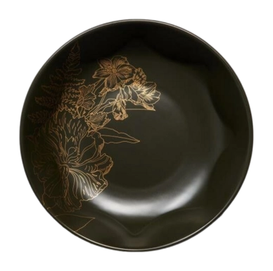 Assiette à Pâte Essenza Masterpiece Dark Green 21 cm (Lot de 4)