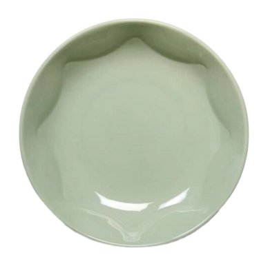 Assiette à Pâte Essenza Sculpture Stone Green 21 cm (Lot de 4)