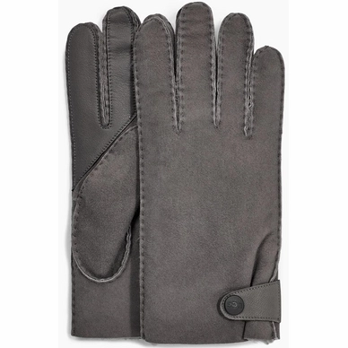 Gloves UGG Men Sheepskin Side Tab Tech Glove Charcoal