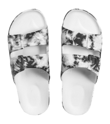 Slipper Freedom Moses Kids Fancy Bandhani White