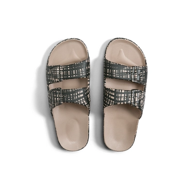 Slipper Freedom Moses Kids Fancy Panama Smoke