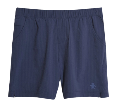 Short Original Penguin Men Seersucker Blue Indigo