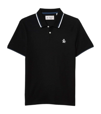 Polo Original Penguin Homme Sticker Pete True Black