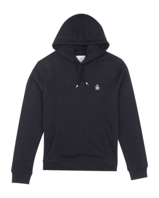 Hoodie Original Penguin Men Sticker Pete True Black