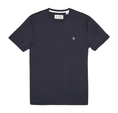 T-Shirt Original Penguin Pin Point Embroidred Logo Herren Dark Sapphire