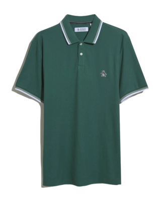 Polo Original Penguin Men Tipped Sticker Pete Antique Green