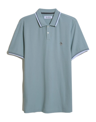 Poloshirt Original Penguin Tipped Sticker Pete Herren Tormaline