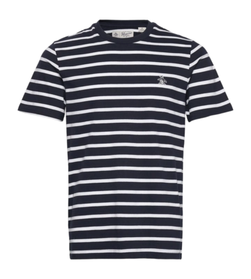 T-Shirt Original Penguin Homme Breton Stripe Dark Sapphire