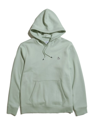 Pull à Capuche Original Penguin Homme Sticker Pete Silt Green