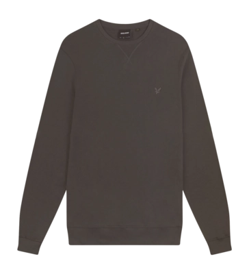 Pull Lyle & Scott Homme Tonal Eagle Crew Neck Sweatshirt Gunmetal