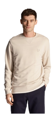 Pull Lyle & Scott Homme Tonal Eagle Crew Neck Sweatshirt Cove