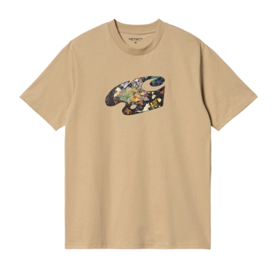 T-shirt Carhartt WIP Unisexe S/S Palette Sable