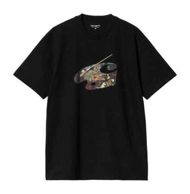 T-shirt Carhartt WIP Unisexe S/S Palette Black