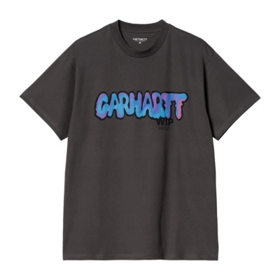 T-shirt Carhartt WIP Unisexe S/S Drip Charcoal