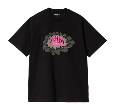 T-shirt Carhartt WIP Unisex S/S Pixel Fleur Black