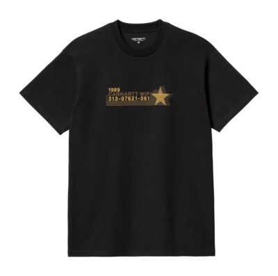 T-shirt Carhartt WIP Unisexe S/S 313 Star Black