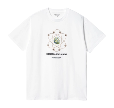 T-shirt Carhartt WIP Unisexe S/S R&D White