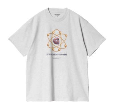 T-shirt Carhartt WIP Unisexe S/S R&D Ash Heather