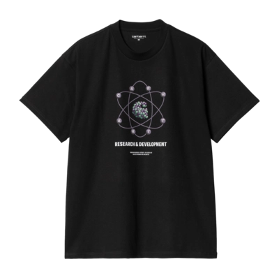 T-shirt Carhartt WIP Unisexe S/S R&D Black