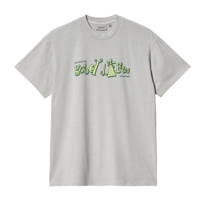 T-shirt Carhartt WIP Unisexe S/S Good Life Sonic Silver